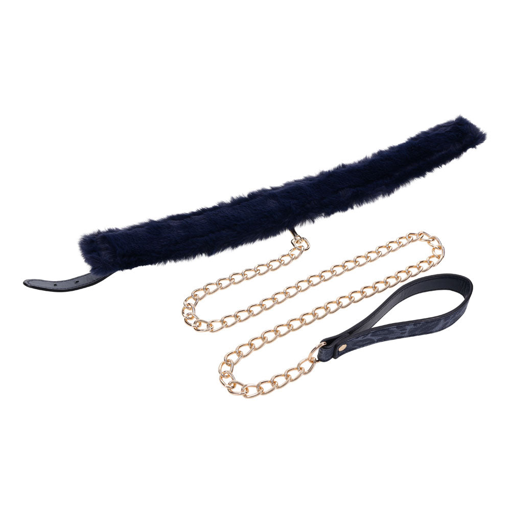 Sex & Mischief Cougar Fur Collar & Leash