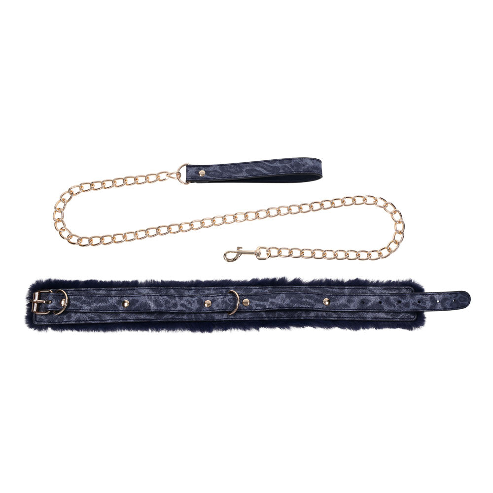 Sex & Mischief Cougar Fur Collar & Leash