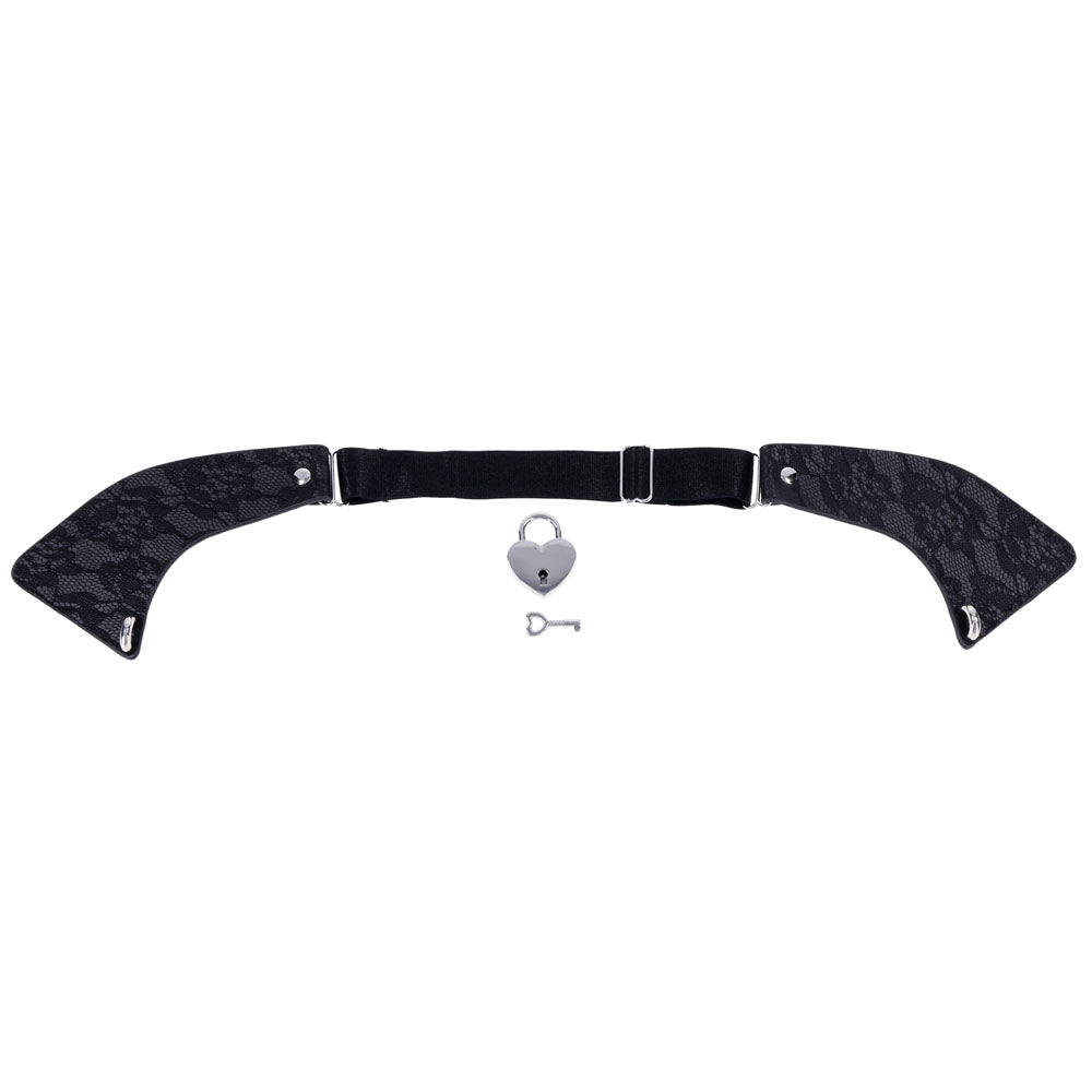 Sex & Mischief Heartbound Lace Day Collar