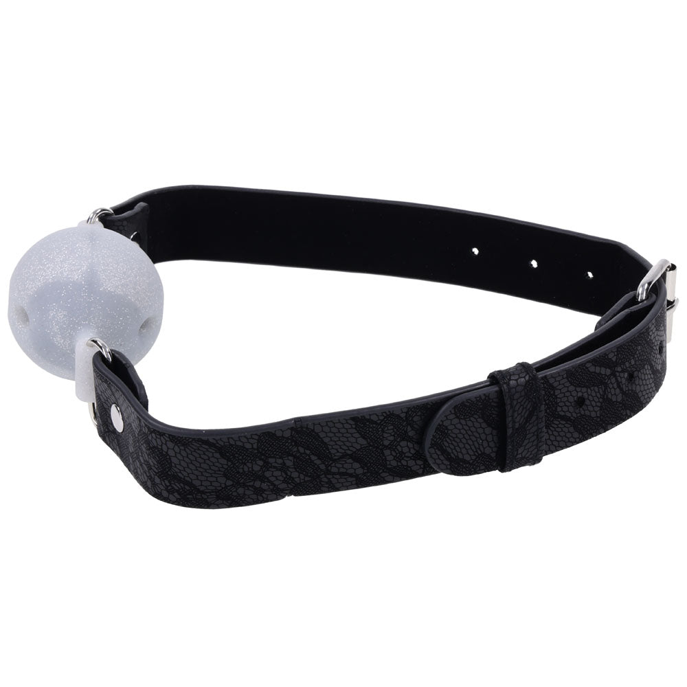 Sex & Mischief Lace Silicone Breathable Ball Gag