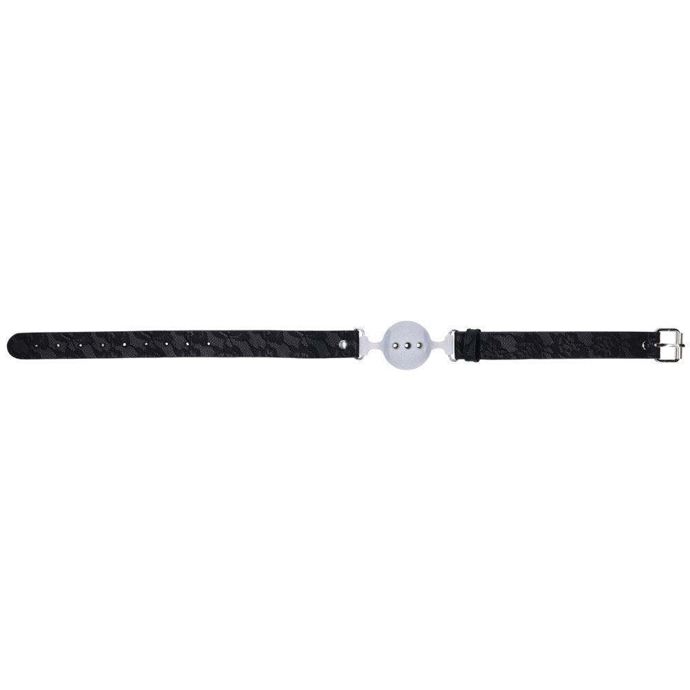 Sex & Mischief Lace Silicone Breathable Ball Gag