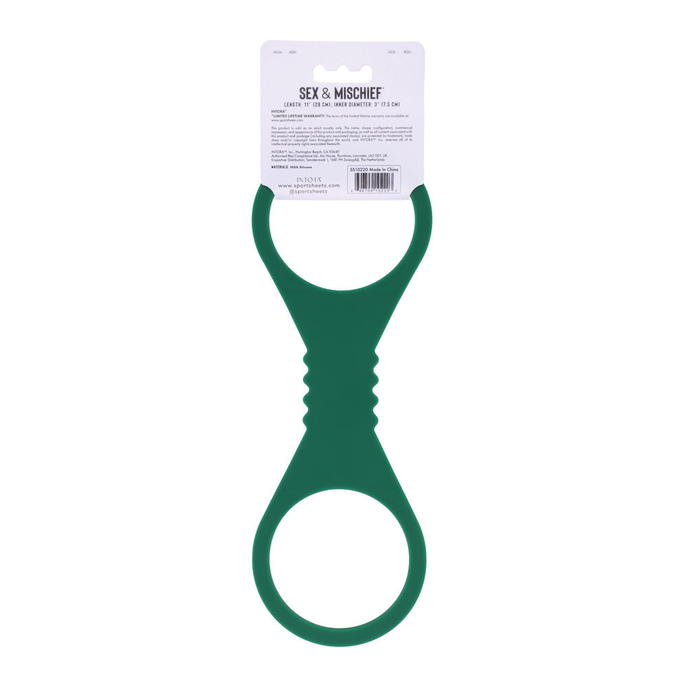 Sex & Mischief Indica Large Silicone Cuffs