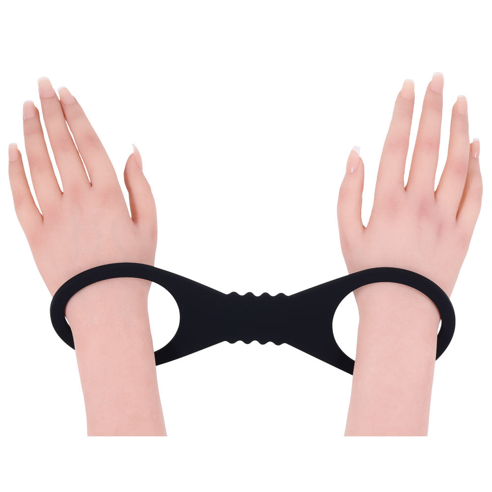 Sex & Mischief Shadow Large Silicone Cuffs