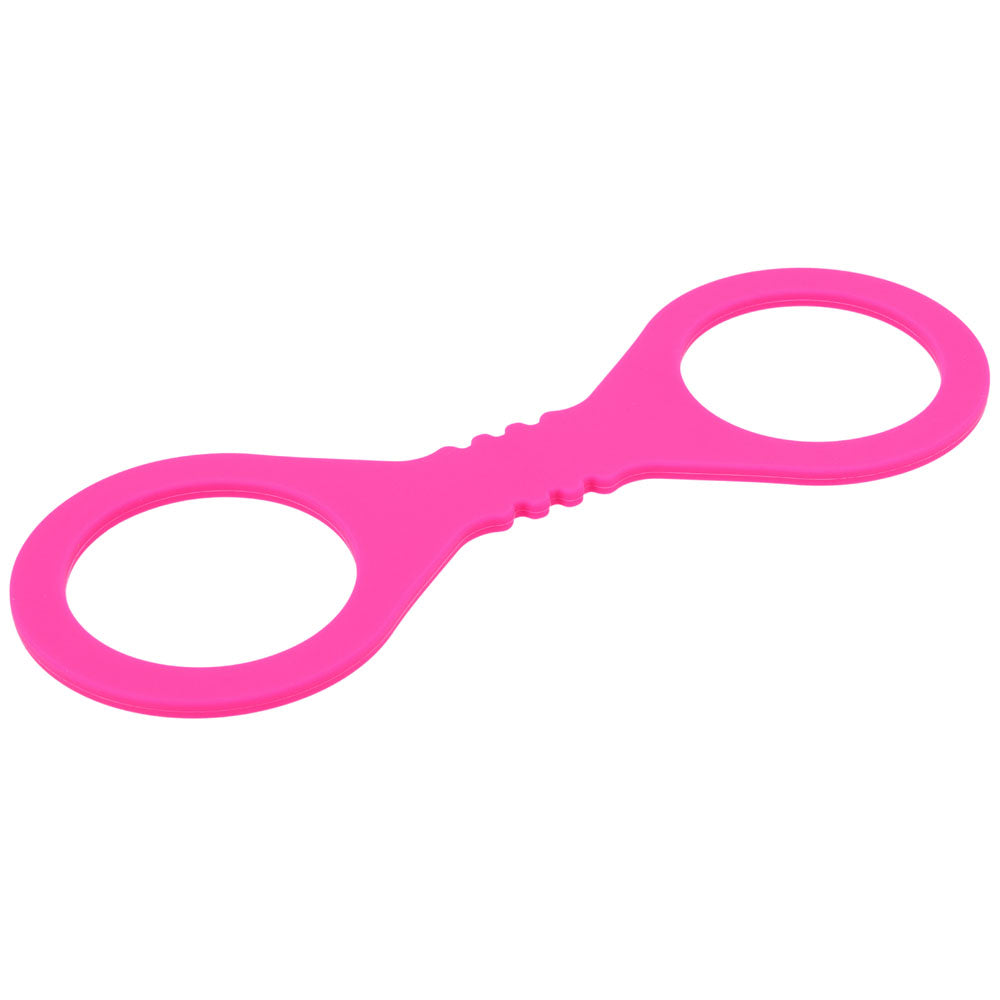 Sex & Mischief Small Hot Pink Silicone Cuffs