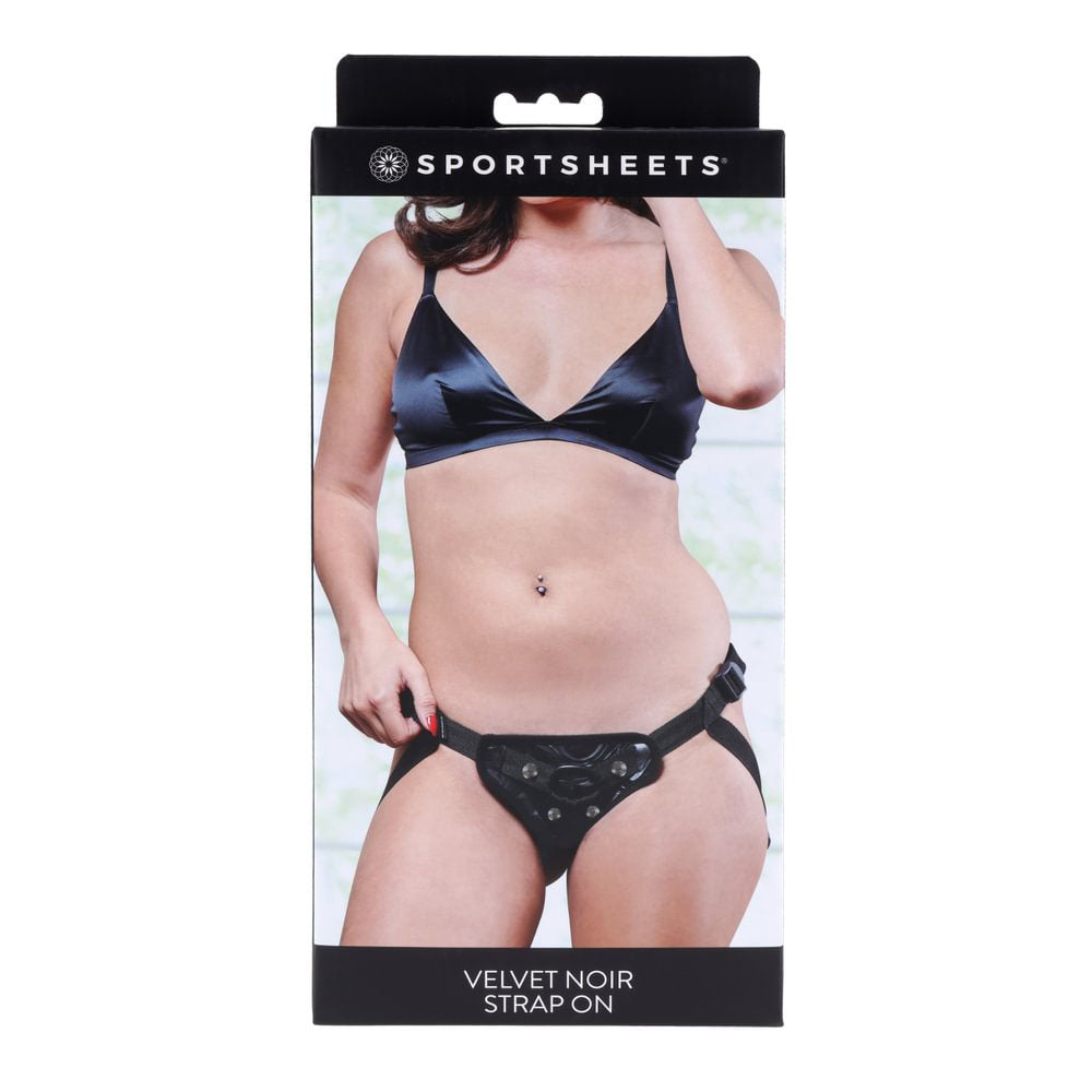 SPORTSHEETS Velvet Noir Strap On