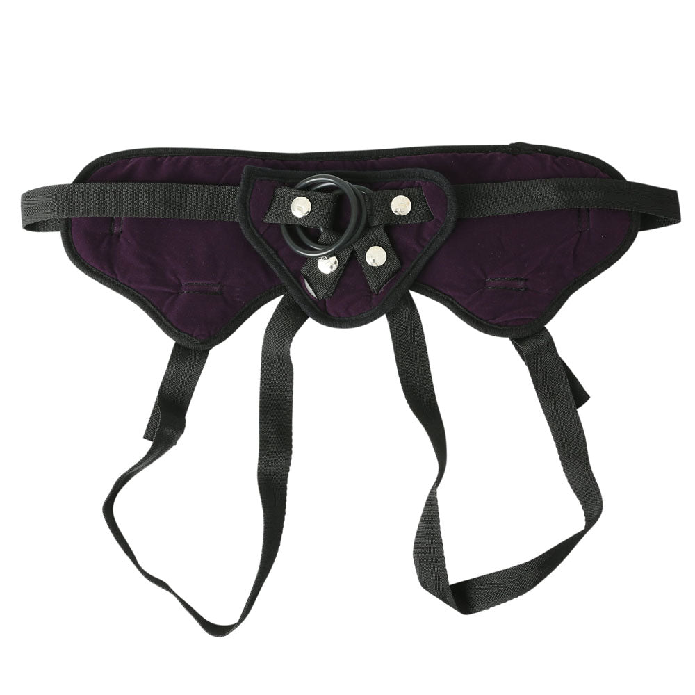 SPORTSHEETS Purple Strap-On - Purple Adjustable Strap-On Harness (No Probe Included)