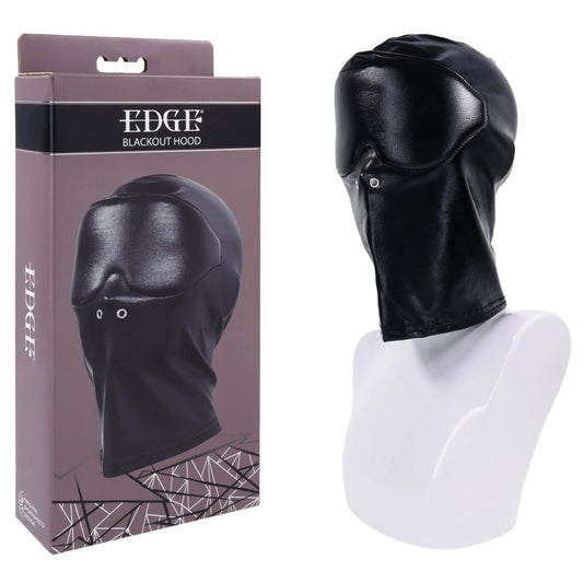 EDGE Blackout Hood - Black Hood Mask
