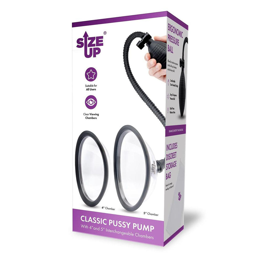 Size Up Classic Pussy Pump with 2 Chambers