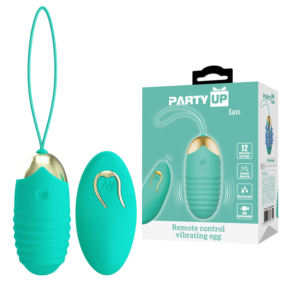 Party Up IAN Remote Egg - Teal