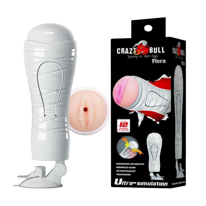 CRAZY BULL FLORA Vibrating Stroker