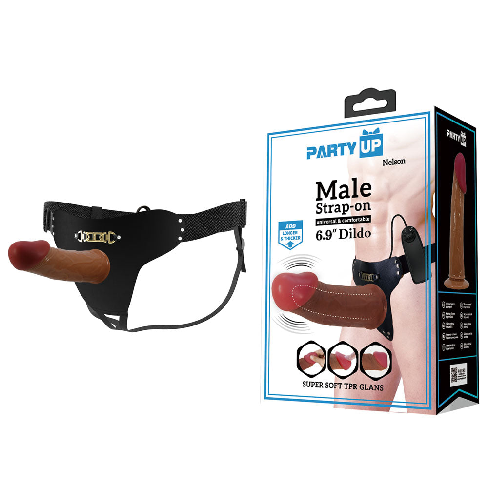 Party Up NELSON Vibrating Strap-On