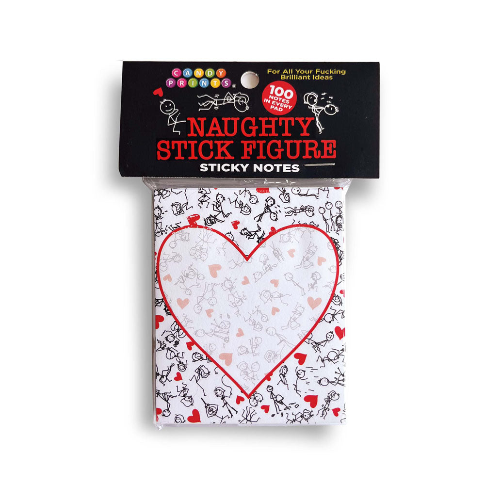 Naughty Stick Figure Sticky Notes