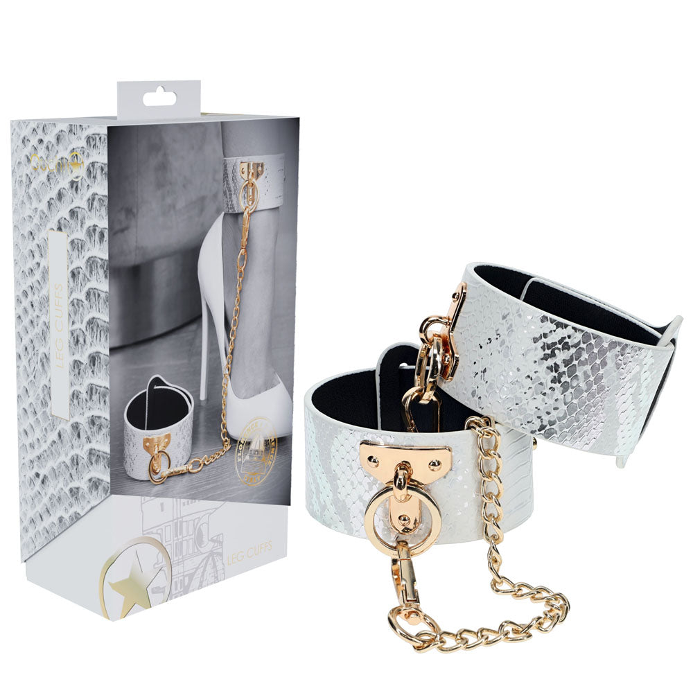 OUCH! Florence Collection - Leg Cuffs - White