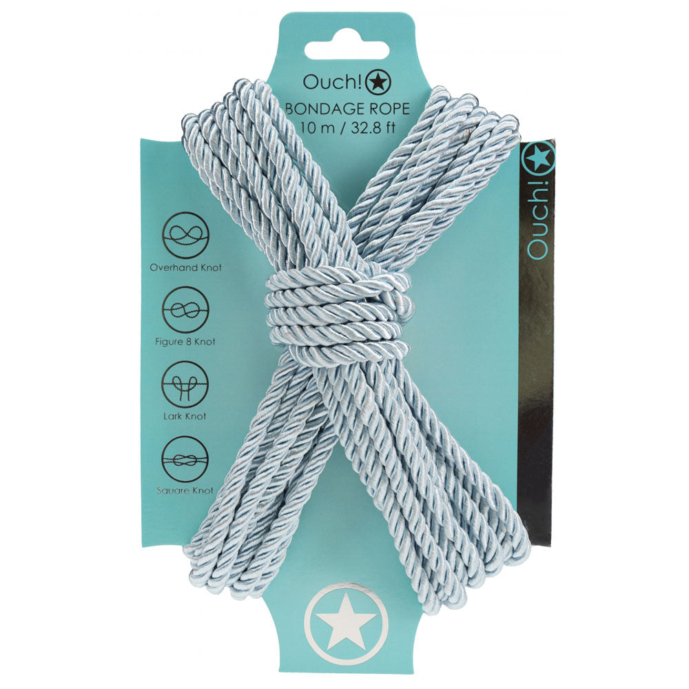 OUCH! Bondage Rope - 10 M - Powder Blue