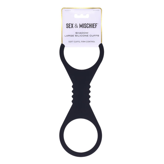 Sex & Mischief Shadow Large Silicone Cuffs